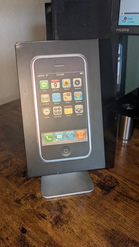 BOITE SEULE - Original 1ère génération Apple iPhone 2G 8 Go Boîte vide MA712LL/A - Photo 1 sur 8