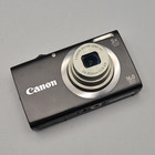 Canon PowerShot A2300 HD 16MP Digital Camera Black 5x, Charger, 32GB SD, Great!