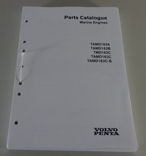 Parts catalogue Volvo Penta boat engine TAMD162A - TAMD162C-B status 06/2000