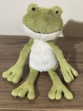 Retired Jellycat Finnegan Frog plush toyLittle dirty