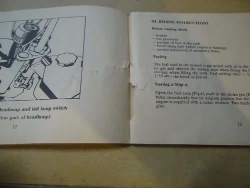 Jawa 210 Economy Moped original Fabrikbesitzer Handbuch Scheckheft (BC) - Bild 8 von 17