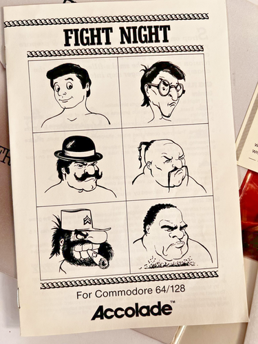 Vintage Fight Night Commodore 64/128 5.25 Floppy Disk Accolade Boxing Game C64 - Bild 7 von 14