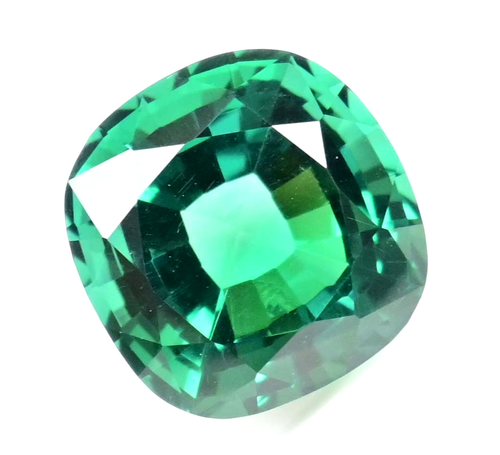 Natural Green Colombia Emerald Certified 9.15 Ct Cushion Stunning Loose Gemstone - Picture 3 of 7