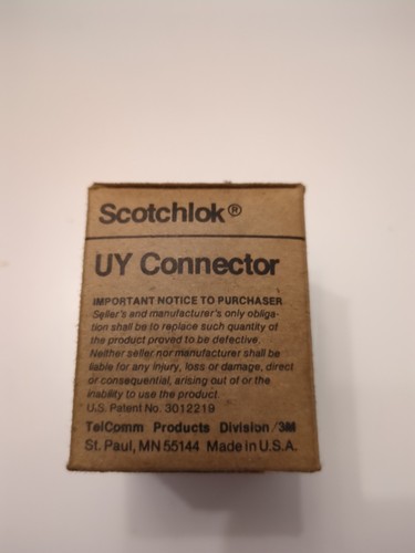 GENUINE 3M Scotchlok UY Tap Splicing Splice Connector  22-26 AWG 100 ct - Picture 3 of 4