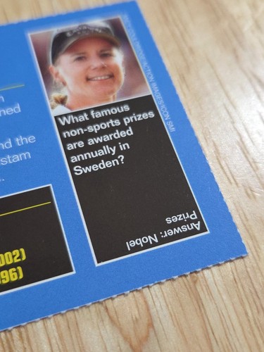 2003 Sports Illustrated SI For Kids ANNIKA SORENSTAM #319 Golf Card - Picture 10 of 11
