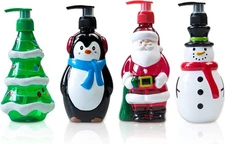 Christmas Decor Soap Dispensers Kitchen Soap Dispenser Bottles Refillable Shampo