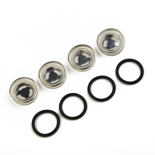 4pcs 18mm Motorcycle-Bike Pompa Freno Reservoir-Sight Vetro Len-Gasket - Picture 2 of 12