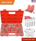 All-In-One 40-Piece Tap and Die Set - Coarse & Fine Metric Threading Essentials
