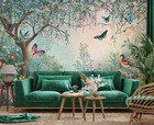 Summer Forest photo wallpaper wall mural 368x254 cm for Lounge Holiday cottage