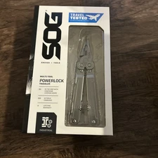 SOG Multi Tool Powerlock Travel 16 Tools Combine New In Box Unopened