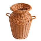  Handmade Natural Rattan Unique Home Decor Flower Baskets Floral Vase