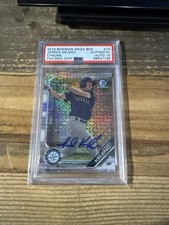 2019 BOWMAN MEGA BOX CHROME #13 JARRED KELENIC CHROME AUTO PSA/DNA CERT 10