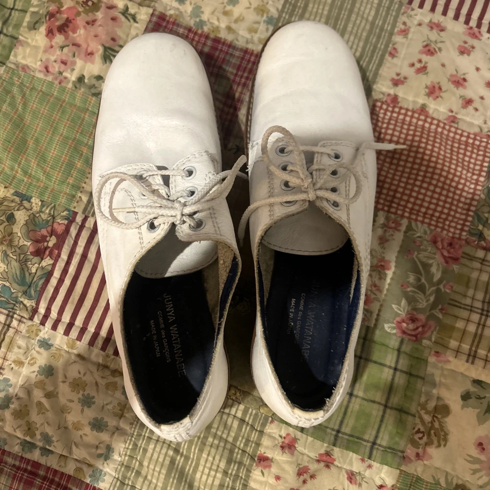 Junya Watanabe Comme Des Garçon White Platform Unisex Shoes - Image 4 of 4