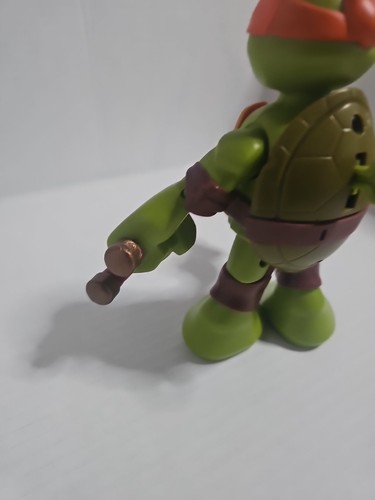 Teenage Mutant Ninja Turtle Tmnt Michaelangelo Half Shell Heroes Playskool - Picture 5 of 7