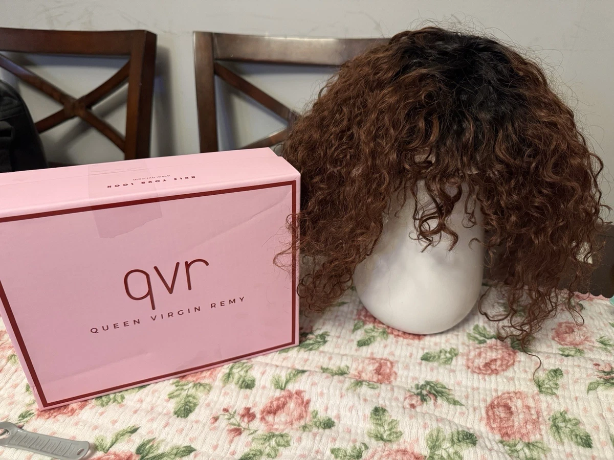 Queen Virgin Remy Wig Human Hair Kinky Curly MOST NATURAL WIG EVER! | V Part Kinky Curly Wig | lnstall +  main image 3