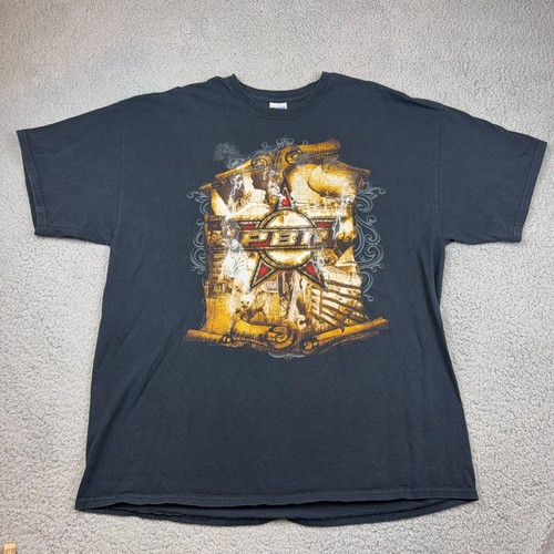 PBR Herren 2XL 2014 Ford Tough Rodeo Tour schwarz Grafik T-Shirt Pro Bull Riding - Bild 3 von 7