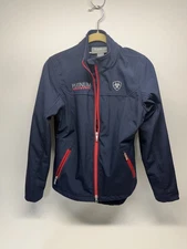 Ariat Team Softshell Jacket Navy Red Platinum Performance Womens Small
