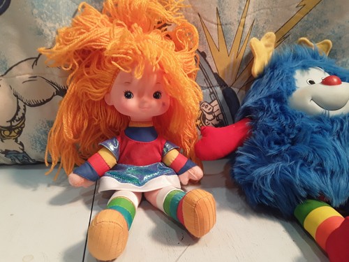 Vintage Rainbow Brite Doll 1983 Champ Sprite 1983 Plush Dolls Hallmark Cards - Picture 2 of 12