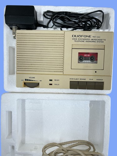 NOS Radio Shack Mikrokaseta Telefon System odbierania TAD-240 Cat #43-388 WOW - Zdjęcie 2 z 7