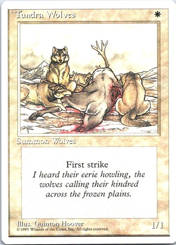 Tundra Wolves C 4ED Fourth Edition NM - Picture 1 of 2