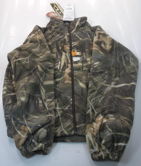 Drake Waterfowl 160 MAX4 Camo Fleece Vest Medium - Image 2 of 4
