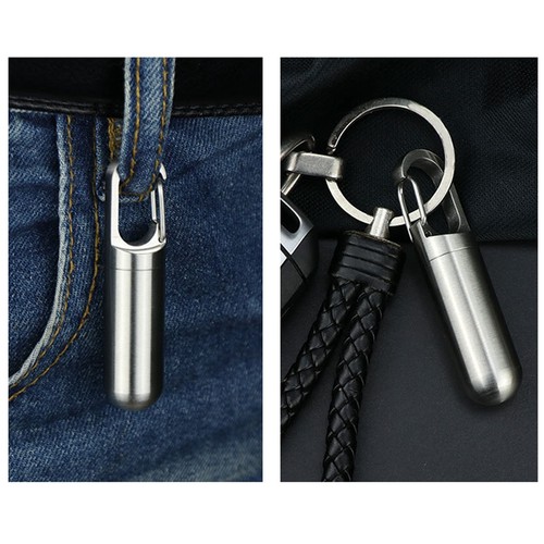  Sealed Storage Pill Box Pill Container Storage Box Stainless Steel 3336 - Bild 7 von 8