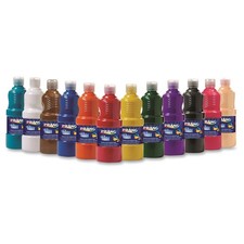 Prang Ultra-washable Tempera Paint - 12/set dix-10796  dix10796 