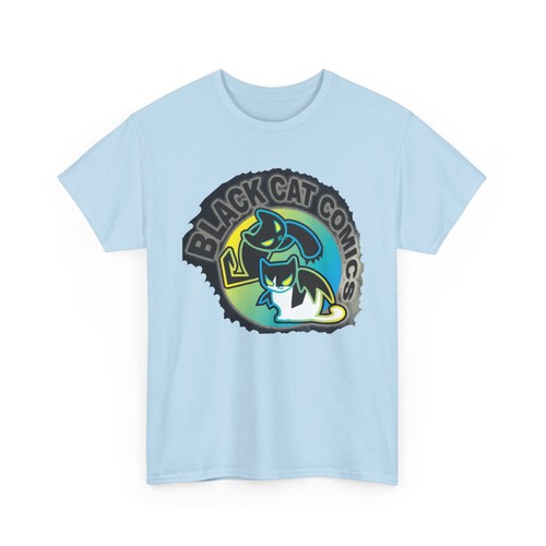 T-shirt nera gatto fumetto editoria Canada logo estivo luminoso davanti grafica - Foto 60 di 76