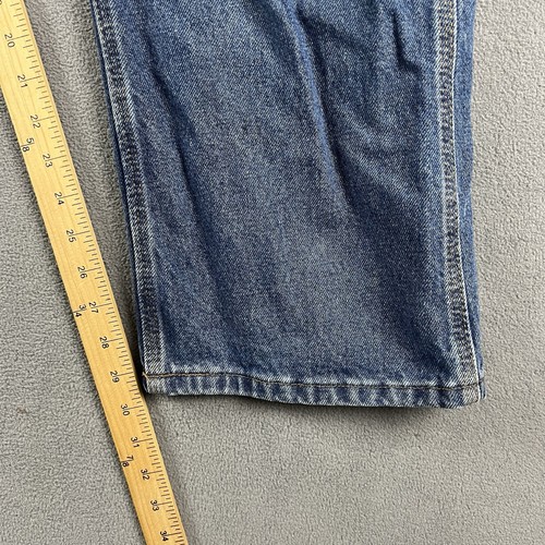 Key Hose Herren 42 x 30 blau Doppelknie gerades Bein Zimmermann abgenutzt Arbeitskleidung - Bild 11 von 11