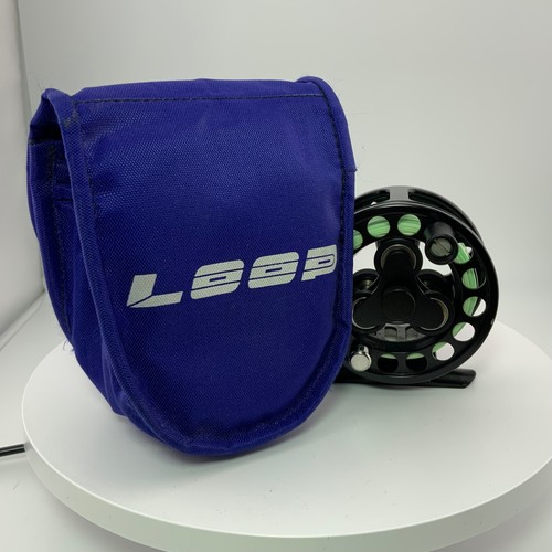 Vtg Loop Fly Fishing Reel Model 1 4wt Pouch Floating Line Sweden 1990s - Picture 3 of 17