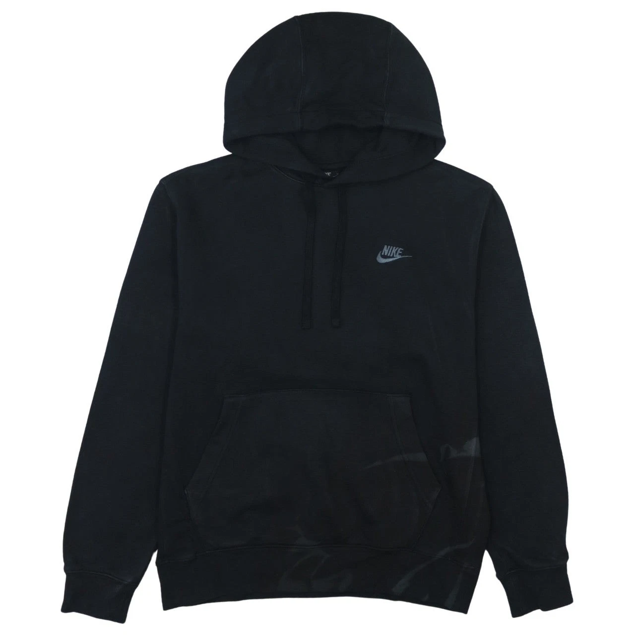 Nike Men's Black Pullover Hoodie Small Regular Fit Fleece Sweatshirt