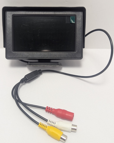 Security TFT Monitor Vehicle Security System 4.3' Screen A/V Inputs - Picture 3 of 8