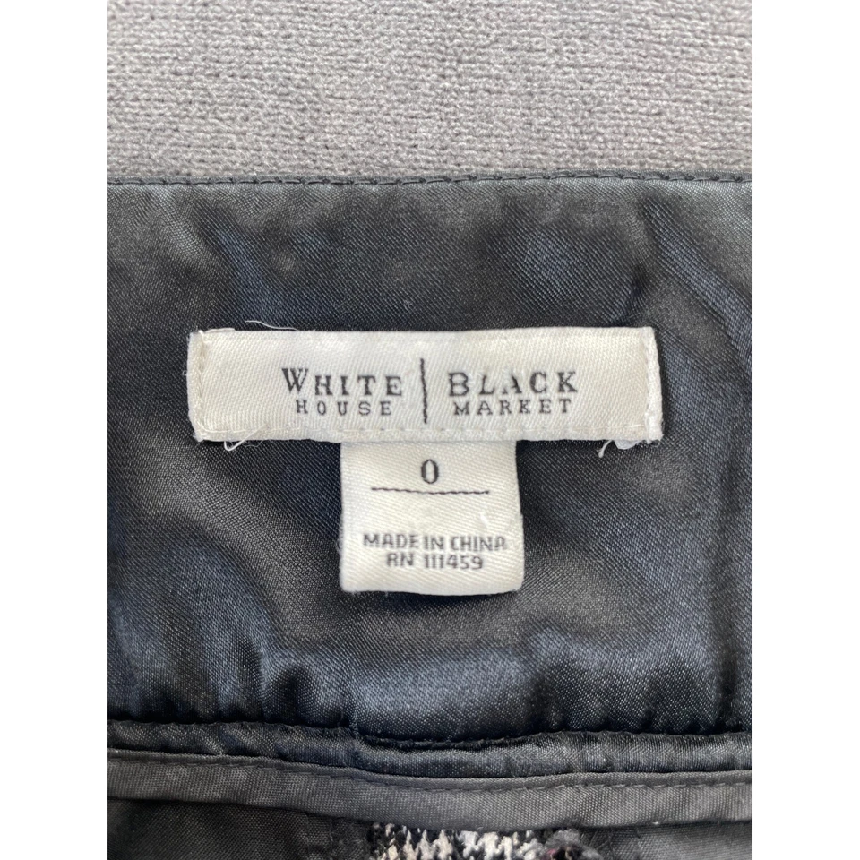 Белый дом черный рынок гончая платье брюки женщин 0 черный белый карьера - Изображение 4 из 4