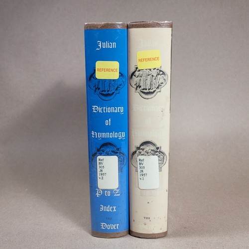 Wörterbuch der Hymnologie kompletter 2-bändiger Satz von John Julian HC DJ 1957 - Bild 19 von 20