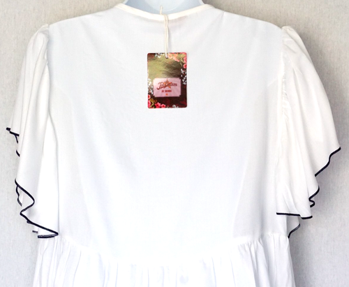 BNWT Joe Browns White Embroidered Tunic Size UK 10 - Picture 6 of 12