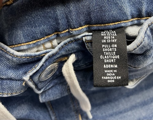H&M Boys Pull On Denim Shorts Size 18 (fits 13-14 Years Old) - Picture 8 of 12