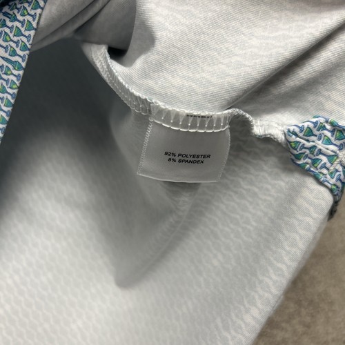 Peter Millar Summer Comfort Golf Polo Mens 2XL AOP Cocktails Buildings Green - Picture 6 of 11