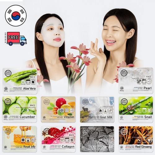 30PCS Korean Cosmetic Face Skin Care Essence Facial Sheet Mask Pack Mix (3type) - Picture 51 of 82