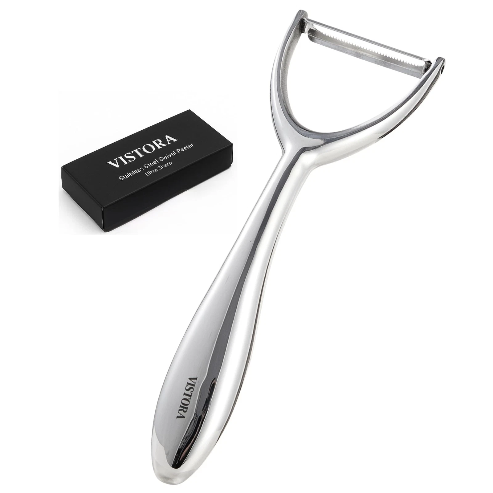 Y-Shaped Stainless Steel Vegetable & Fruit Peeler – Ultra-Sharp Blade, Ergono...