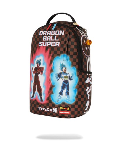 Mochila Doble Sprayground Goku & Vegeta🔥Nueva Bolsa de Libros Negra Grande Bolso Escolar - Imagen 5 de 11
