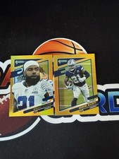2021 Panini Donruss Gold Holo Prizm Press Proof #188 Ezekiel Elliott Cowboys Set