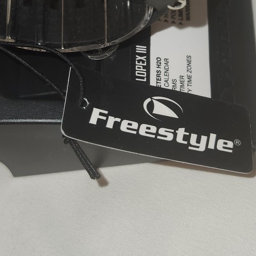 Freestyle Digital FS81322 A126-14 Wrist Watch 100M Cory Lopex III Black - Picture 8 of 9