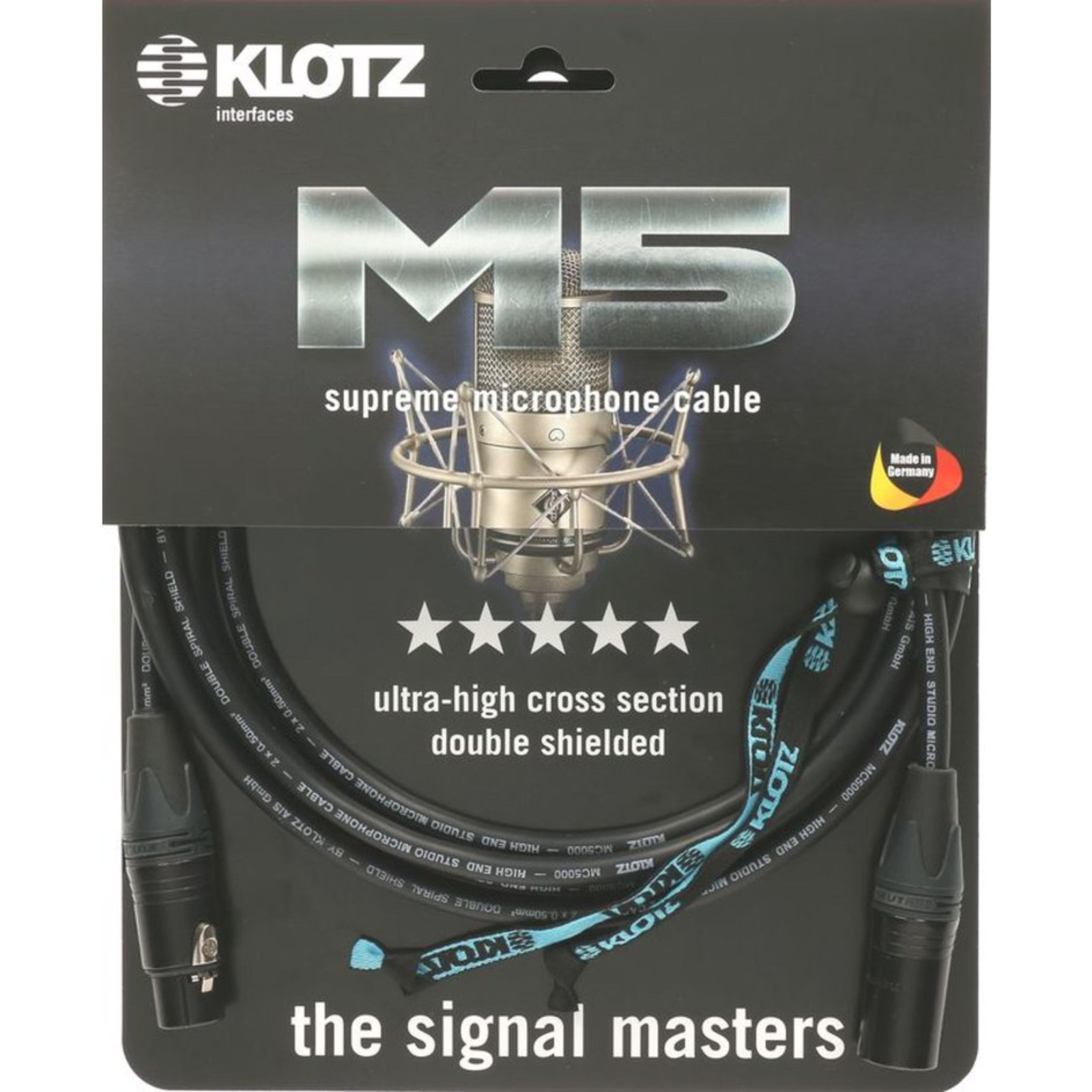 Микрофонкабель Klotz M5FM15 M5 длиной 15 м