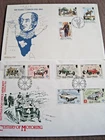 Isle of Man 1985 Motoring & Sir Mark Cubbon 1st day covers....4/60