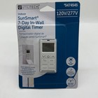 Utilitech-SunSmart 7 day In Wall Digital Timer  120V/277V #5474545 WHITE
