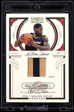 2009-10 Playoff National Treasures Lebron James Century Patch 1/10