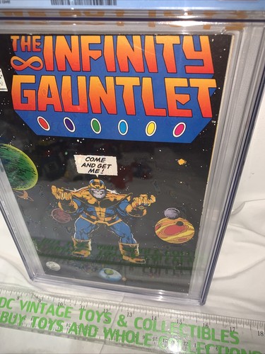 The Infinity Gauntlet #4 CGC 8.0 —White Pages—10/91 1st print original owner - Picture 5 of 11