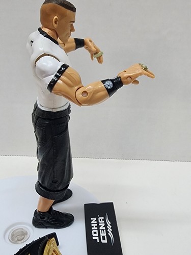 John Cena w/ Spinner Belt WWE Adrenaline Series 19 Jakks Pacific - Picture 4 of 6