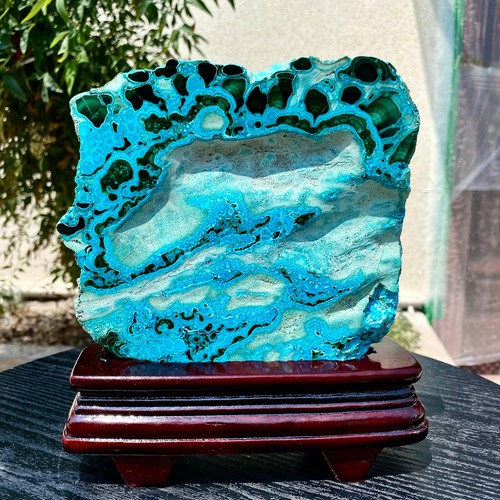 3LB Natural silica Chrysocolla malachite quartz crystal flake mineral specime - 第 15/18 張圖片