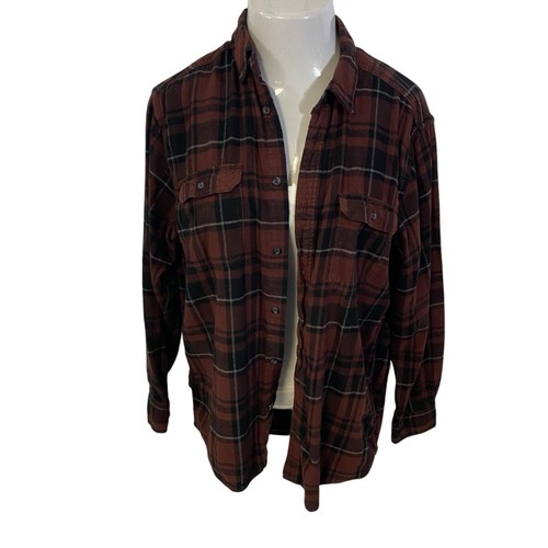 Upcycled Flannel Shirt Womens XL Shacket Grunge Country Concert Lace Floral Camp - Picture 8 of 14